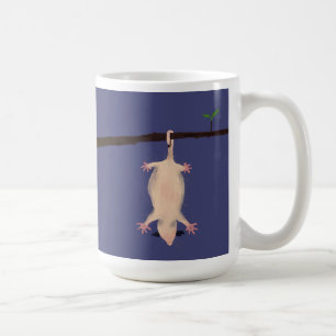 Taza De Café Dángulo en Posibilidad con este adorable opossum
