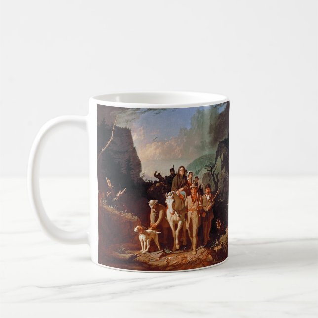 Taza De Café Daniel Boone escolta a los colonos (Izquierda)