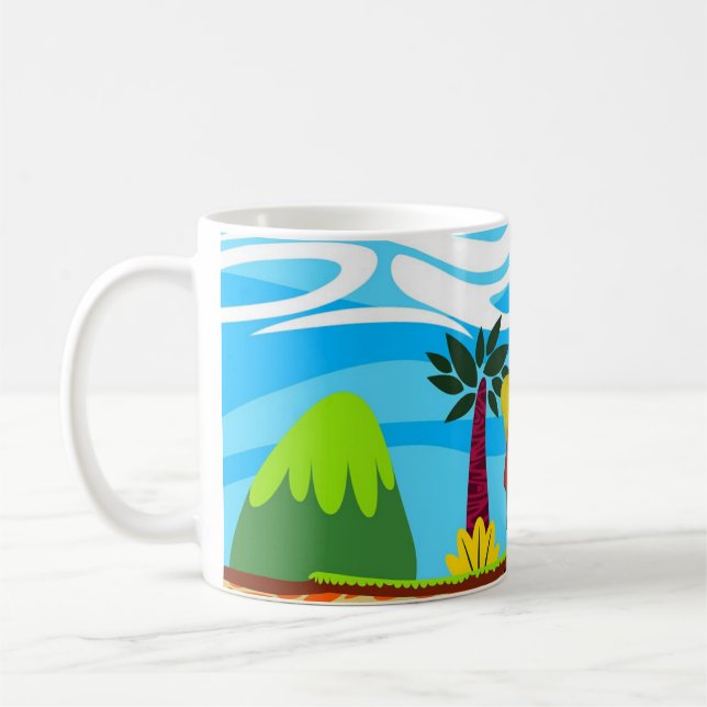 Taza De Café Danny Duck el tazón del café pirata (Izquierda)