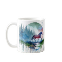 Danse au Cœur de la Forêt, magnifique tasse