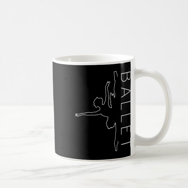 Taza De Café Danseuse Funny Coryphee Ballerina Coreographer Ba (Derecha)