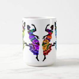 Taza De Café Danza africana de pies