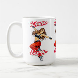 Taza De Café Danza de Energía y Libertad