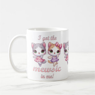 Taza De Café Danza de gatitos