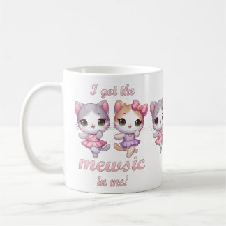 Taza De Café Danza de gatitos