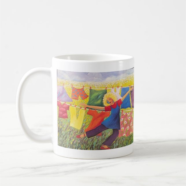 Taza De Café Danza de la línea de ropa (Izquierda)