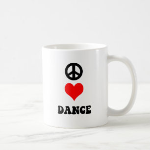 Taza De Café Danza del amor de la paz
