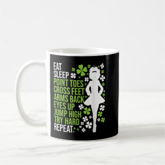 Taza De Café Danza irlandesa de sueño bailarina Ceili Reel Dan