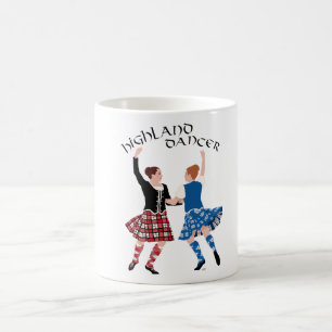 Taza De Café Danza Scottish Highland Reel