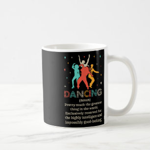 Taza De Café Danzante definición moderna Danzante divertida Dic