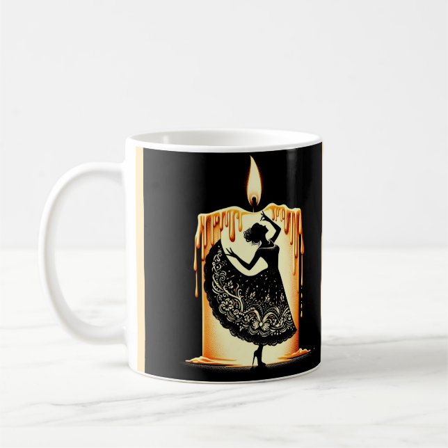 Taza De Café Danzante Flamenco de fusión (Izquierda)