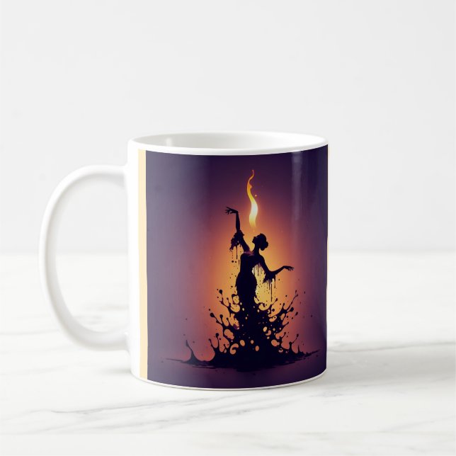 Taza De Café Danzante Flamenco de fusión (Izquierda)