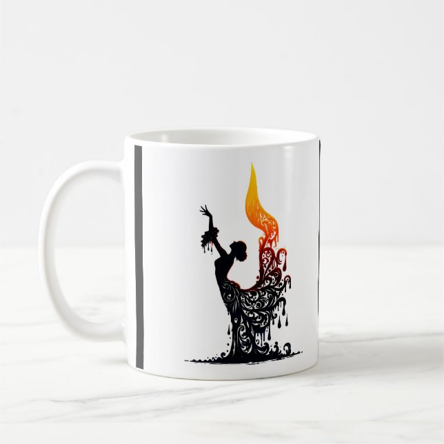 Taza De Café Danzante Flamenco de fusión (Izquierda)