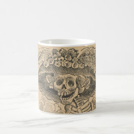 Taza De Café Dapper Skeleton (Calavera Catrina) (Calavera elega