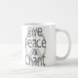 Taza De Café Dar a la paz un cántico