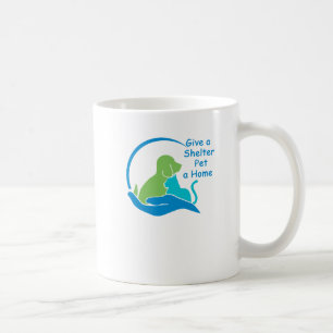 Taza De Café Dar a un mascota de refugio un hogar