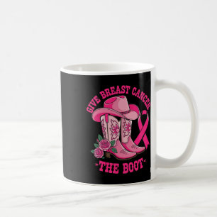 Taza De Café Dar Cáncer De Mama El Awarene Del Cáncer De Vaquer