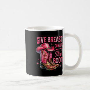 Taza De Café Dar Cáncer De Mama El Awarene Del Cáncer De Vaquer
