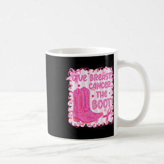 Taza De Café Dar Cáncer De Mama El Awarene Del Cáncer De Vaquer