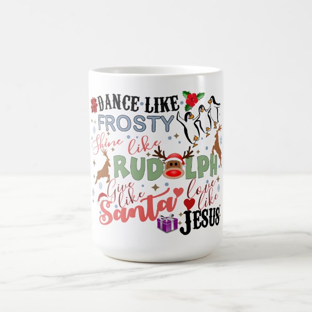 Taza De Café Dar como Santa Amor como Jesús (Centro)