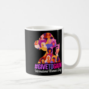 Taza De Café Dar para ganar día internacional de la mujer 2026