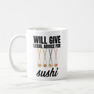 Taza De Café Dará Asesoramiento Legal Para Sushi