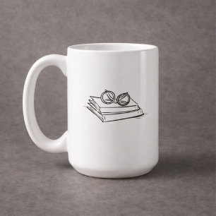 Taza De Café Dark Academia – Arte de Libros Antiguos   Regalo p