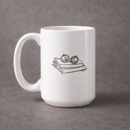 Taza De Café Dark Academia – Vintage Book Art | Introvert Gift