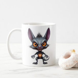 Taza De Café Dark Chupacabra Art Halloween Fantasy Creature