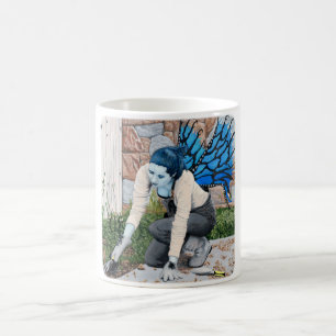 Taza De Café Dark Fairy Garden Fantasy Art Coffee Mug