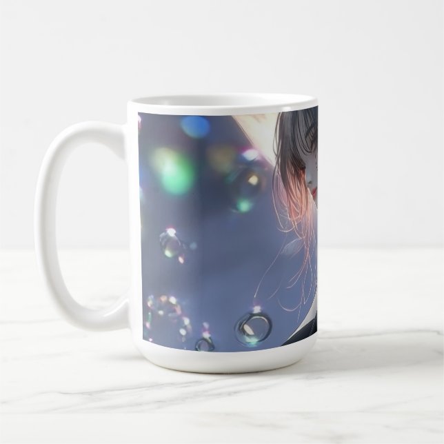 Taza De Café Dark fantasy girl / Aesthetic (Izquierda)