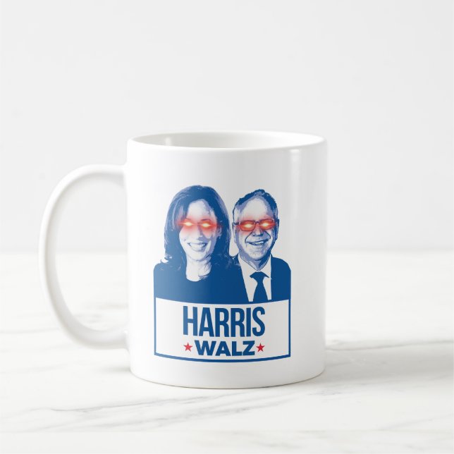 Taza De Café Dark Harris Walz (Izquierda)