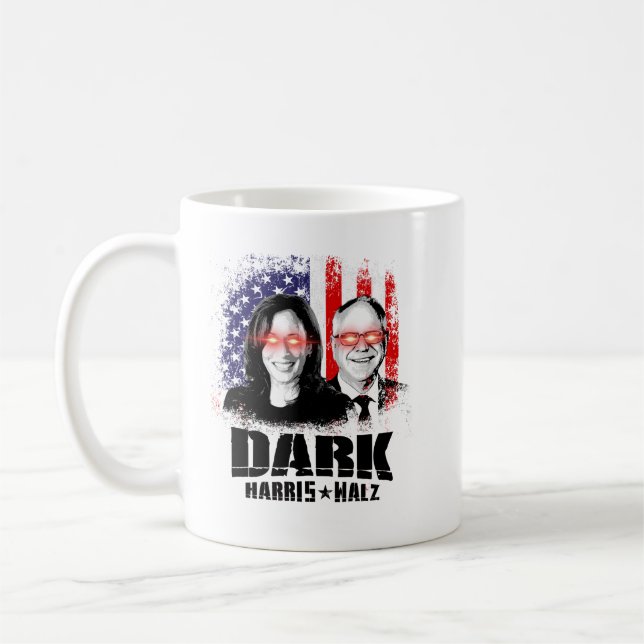 Taza De Café Dark Harris Walz 2024 (Izquierda)