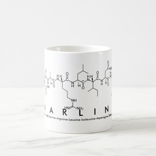 Taza De Café Darline peptide nombre mug (Centro)