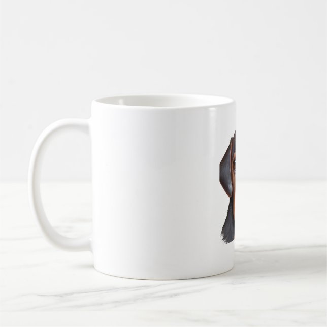 Taza De Café Darling Dachshund (Izquierda)