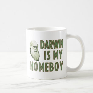Taza De Café Darwin es mi homeboy