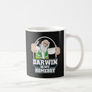 Taza De Café Darwin es mi Homeboy (a todo color)