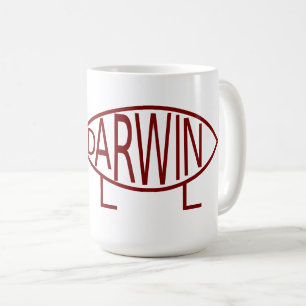 Taza De Café Darwin Lettering Mug