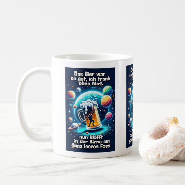Taza De Café Das Bier im Kopf  (Con donut)