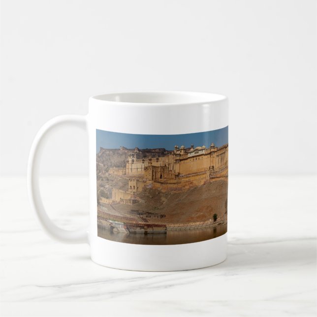 Taza De Café Das Fort Amber bei Jaipur in Indien (Izquierda)