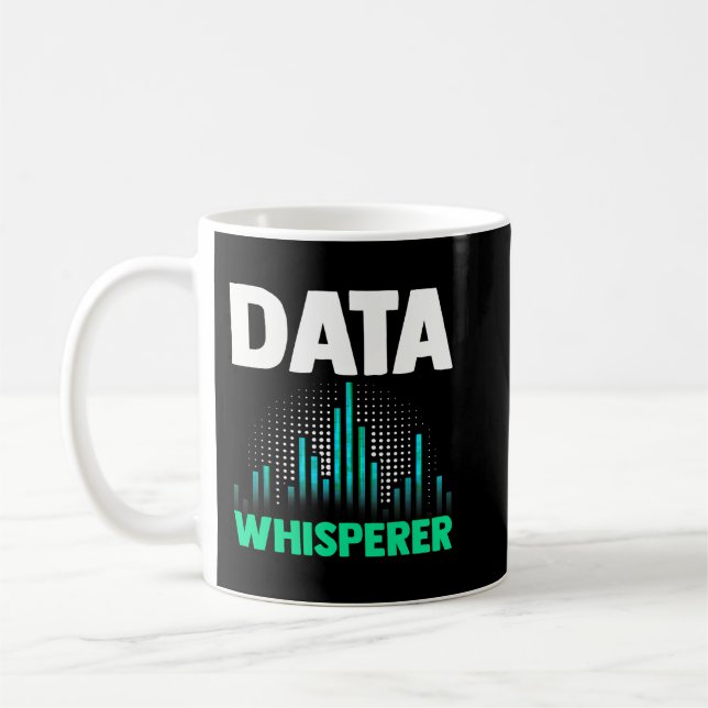 Taza De Café Data Whisperer Funny Science Analyst Software Engi (Izquierda)