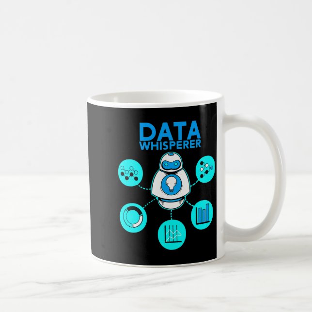 Taza De Café Data Whisperer Tech Engineer Mis Analyst Software  (Derecha)
