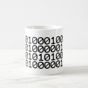 TAZA DE CAFÉ DATOS BINARIOS
