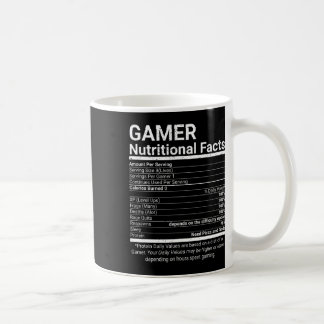 Taza De Café Datos de nutrición para jugadores Videojuegos Info