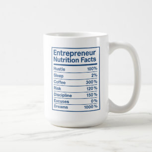 Taza De Café Datos Divertidos de Nutrición para Emprendedores P