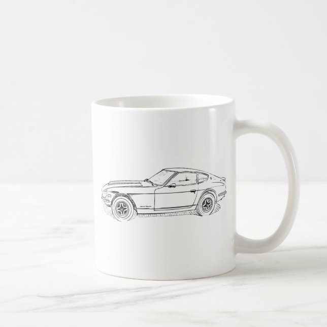 Taza De Café Datsun 240Z (Derecha)