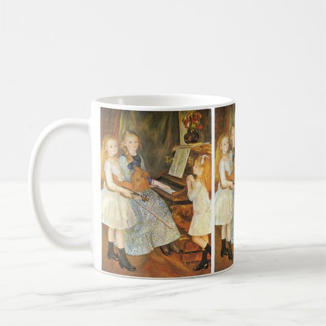 Taza De Café Daughters of Catulle Mendes by Pierre Renoir (Izquierda)