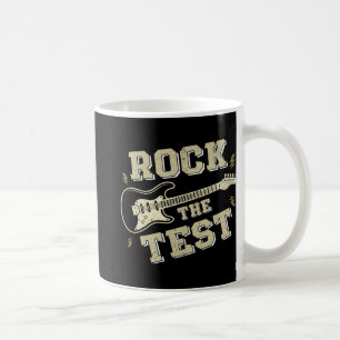 Taza De Café Day Teacher Rock The Test Guitar Teacher Testing D