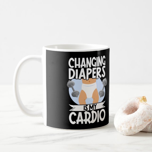 Taza De Café Daycare Provider Childcare Changing Diapers Is My (Con donut)