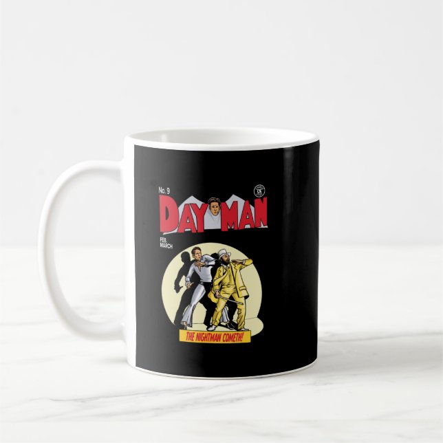 Taza De Café Dayman - El Hombre De La Noche Viene La Camiseta C (Izquierda)